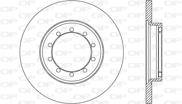 OPEN PARTS Bremžu diski BDA2637.10